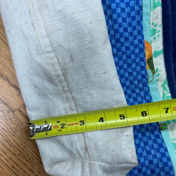 Boho Quilted And Stitched Canvas Art Deco Tote Bag - Picture 8 of 14